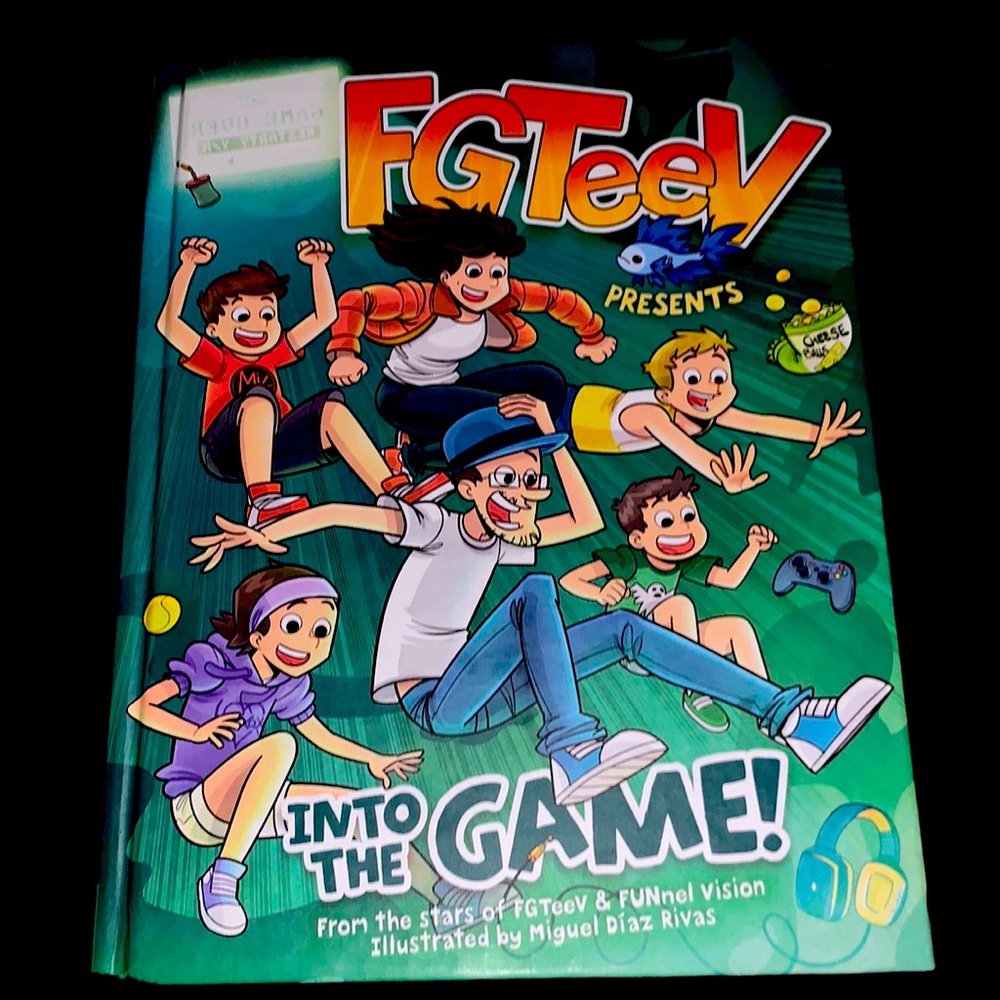 New Kids Book Hard Cover FGTeeV Into the game Book